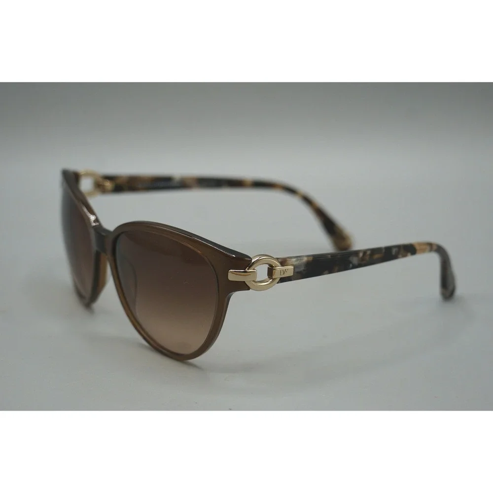Diane von Furstenberg Isabella Sunglasses Brown Tortoise Cat Eye DV593S 207